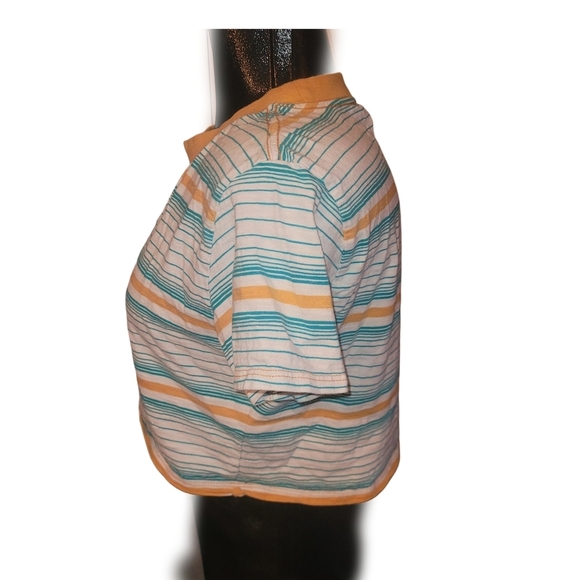 Guess Modern Retrovibe Striped Crop Top S - Picture 3 of 5